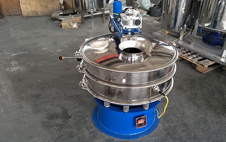 刮板式强制振动筛分机